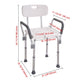 TheLAShop 220lbs Shower Chair for Bathtub with Back and Arms Image