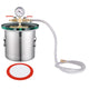 TheLAShop 2 Gallon Degassing Stainless Steel Vacuum Chamber Image