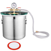 TheLAShop 5 Gallon Degassing Stainless Steel Vacuum Chamber Gasket Lid Image