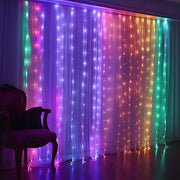 TheLAShop Curtain String Lights for Indoor Outdoor Bedroom APP & Remote Image