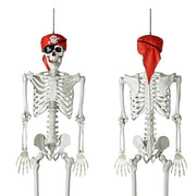 TheLAShop 5.4ft Posable Pirate Skeleton Outdoor Yard Decor Image