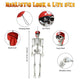 TheLAShop 5.4ft Posable Pirate Skeleton Outdoor Yard Decor Image