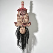 TheLAShop 31x16x7in Limbless Hanging Corpse Girl Torso Halloween Prop Image