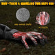 TheLAShop Halloween Props 4-Pair Zombie Hands with Stakes Scary Decor Image