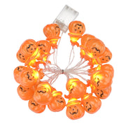 TheLAShop Halloween Fairy Light Orange Pumpkin with Hat 10ft Image