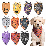 TheLAShop 10-Pack Dog Bandanas Halloween Pet Scarf Washable 32x21x21" Image