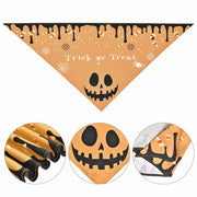 TheLAShop 10-Pack Dog Bandanas Halloween Pet Scarf Washable 32x21x21" Image