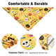 TheLAShop 10-Pack Dog Bandanas Halloween Pet Scarf Washable 32x21x21" Image