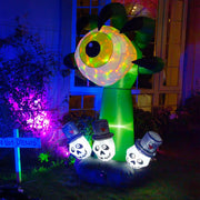 TheLAShop 6ft Halloween Inflatables Monster Hand Eyeball Color Changing Image