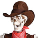 TheLAShop Life Size 5.4ft Skeleton Posable Halloween Decor Sound Activated Image