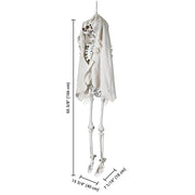 TheLAShop 5.4ft Halloween Decoration Twin Conjoined Skeleton Two Headed Image