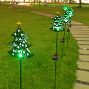 TheLAShop Solar Christmas Tree Stake Lights 2ct/Pack Image