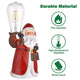 TheLAShop Resin Santa Figurine with Edison Bulb 10" Battery Operated 2ct/pk Image