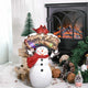 TheLAShop Christmas Figurine with LED Lights (Santa Snowman Optional), Snowman Image