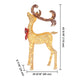 TheLAShop 4 ft Lighted Reindeer Outdoor Decor 1-piece(Buck) Image