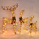 TheLAShop Lighted Deer Family Christmas Outdoor Decoration 3-Piece Image