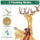 TheLAShop Lighted Deer Family Christmas Outdoor Decoration 3-Piece Image