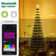 TheLAShop Artificial Christmas Tree Multi-Color Changing APP Control Image