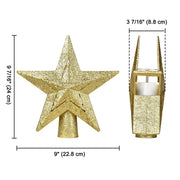 TheLAShop Christmas Tree Star Snowflake Topper Projector Image