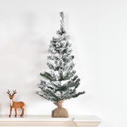 TheLAShop 3ft Frosted Christmas Tree with Stand Tabletop Image