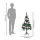 TheLAShop 4 ft Realistic Christmas Tree Home Decoration Image