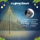 TheLAShop 20ft Flagpole Outdoor Tree Light 28.5ft Outdoor Patio Lights Image