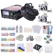 TheLAShop 2 Tattoo Machines Tattoo Kit w/ Power Supply 40 Inks Image