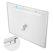 TheLAShop Frameless Bathroom Mirror with Lights Anti-Fog Touch Control Image