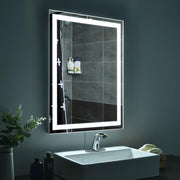 TheLAShop Frameless Bathroom Mirror with Lights Anti-Fog Touch Control Image