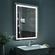 TheLAShop Frameless Bathroom Mirror with Lights Anti-Fog Touch Control Image