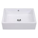 TheLAShop 20"x14" Rectangle Porcelain Vessel Sink Overflow & Drain Image