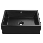 TheLAShop Black Sink Rectangular with Overflow Drain 21x15 Image