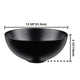 TheLAShop Black Sink Bowl Bathroom Vessel Sink with Drain 12" Image