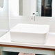 TheLAShop Rectangle Vessel Sink with Popup Drain & Tray 16"x12" Image