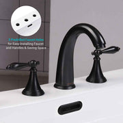 TheLAShop 3-Hole Bathroom Sink Overflow & Pop Up Drain 20"x16" Image