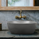 TheLAShop 16 inch Vessel Sink with Pop Up Drain Gray Image