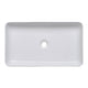 TheLAShop Bathroom Rectangular Porcelain Sink w/ Drain 23x13" Image