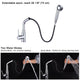 TheLAShop Kitchen Faucet with Sprayer Pull-out Stainless Steel 13" Image