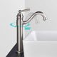 TheLAShop 13" Bathroom Vessel Sink Faucet Brushed Nickel Image