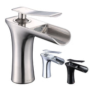 TheLAShop Waterfall Bathroom Faucet Single Handle Hot & Cold 6.5"H Image