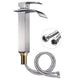 TheLAShop Waterfall Vessel Faucet 1-Handle Hot & Cold 10"H, Brushed Nickel Image