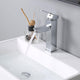 TheLAShop Bathroom Faucet Single Handle Square Hot & Cold 8"H, Chrome Image