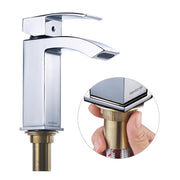 TheLAShop Bathroom Faucet Single Handle Square Hot & Cold 7"H Image