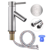 TheLAShop Bathroom Faucet Single-Hole Hot & Cold 7.5"H Image