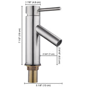 TheLAShop Bathroom Faucet Single-Hole Hot & Cold 7.5"H Image