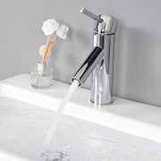 TheLAShop Bathroom Faucet Single-Hole Hot & Cold 7.5"H, Chrome Image