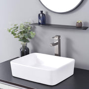 TheLAShop Bathroom Vessel Faucet Hot & Cold 12"H Square Image