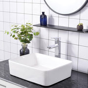 TheLAShop Bath Lavatory Vessel Sink Faucet 11.8" Square Image