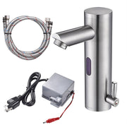 TheLAShop Motion Sensor Touchless Faucet Hot & Cold 8", Brushed Nickel Image