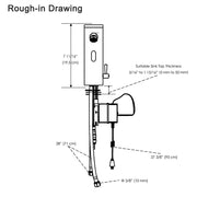 TheLAShop Motion Sensor Touchless Faucet Hot & Cold 8" Image